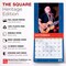 Willie Nelson OFFICIAL | 2027 12 x 24 Inch (Hanging) Monthly Square Wall Calendar | Plastic-Free